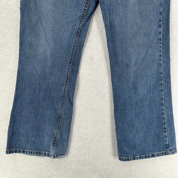 Levi's Blue Jeans Bootcut Mid Rise Ladies Denim Womens 14 Short 34X28‎ - Picture 4 of 11